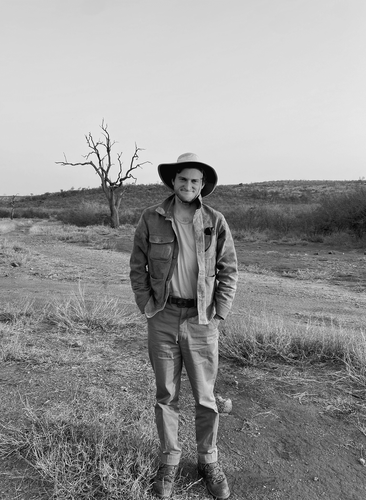 Richard Fuisz standing outdoors